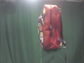 Red Sports Themed Backpack